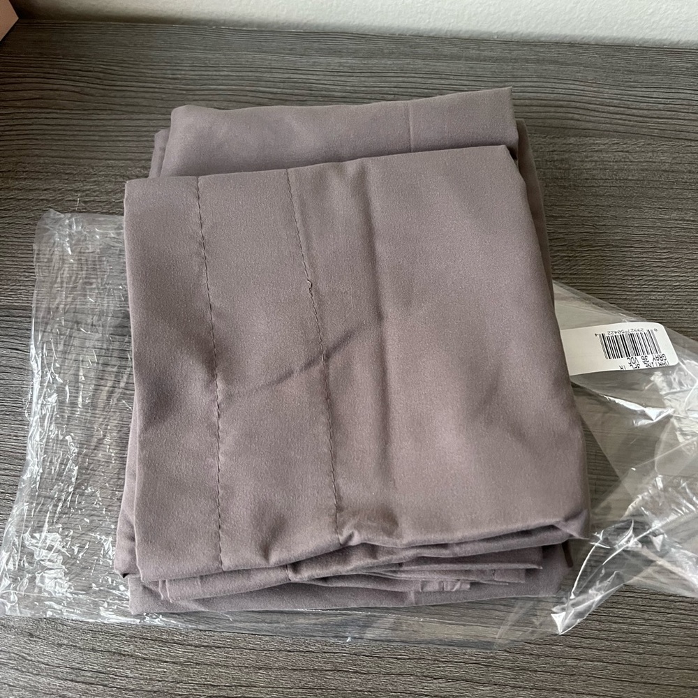 No. 918 Martine Microfiber 3-Piece Kitchen Curtain Set 36''Gray